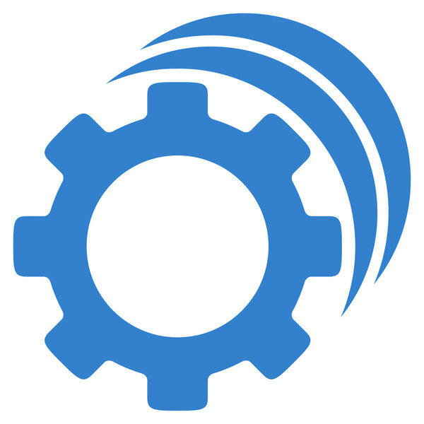 Gears Flat Icon