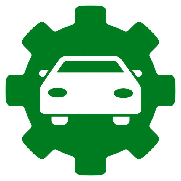 Automobile Service Flat Icon — Stock Vector