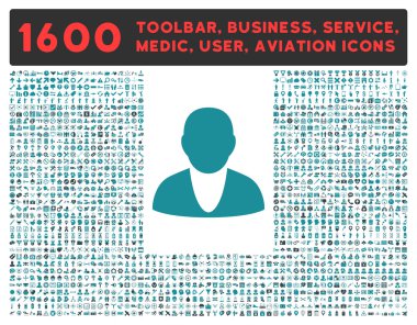 Hesap simgesi büyük piktogram koleksiyonu ile