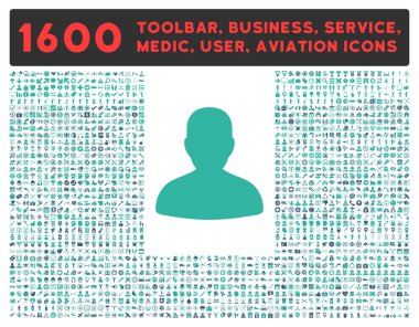 Avatar simge büyük piktogram koleksiyonu ile