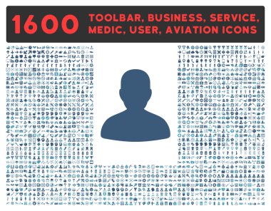 Avatar simge büyük piktogram koleksiyonu ile