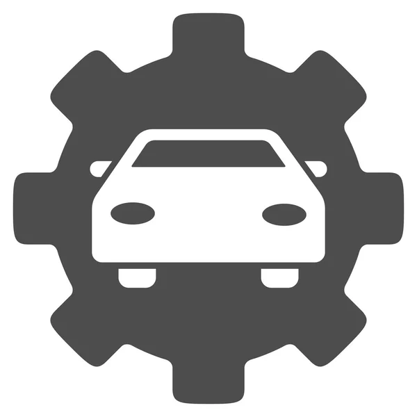 Automobile Service Flat Icon — Stock Vector