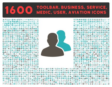 Hesapları simgesini büyük piktogram koleksiyonu ile