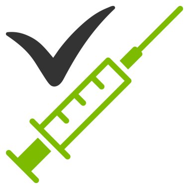 Yapılan aşılama simgesi