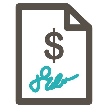 Fatura simgesi imzaladı