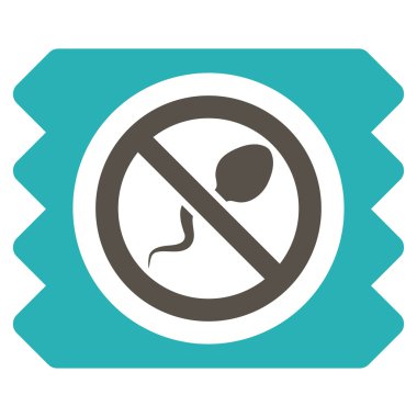 Sperm öldürücü prezervatif simgesi