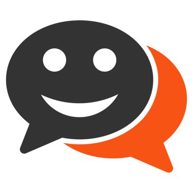 mutlu sohbet simgesi