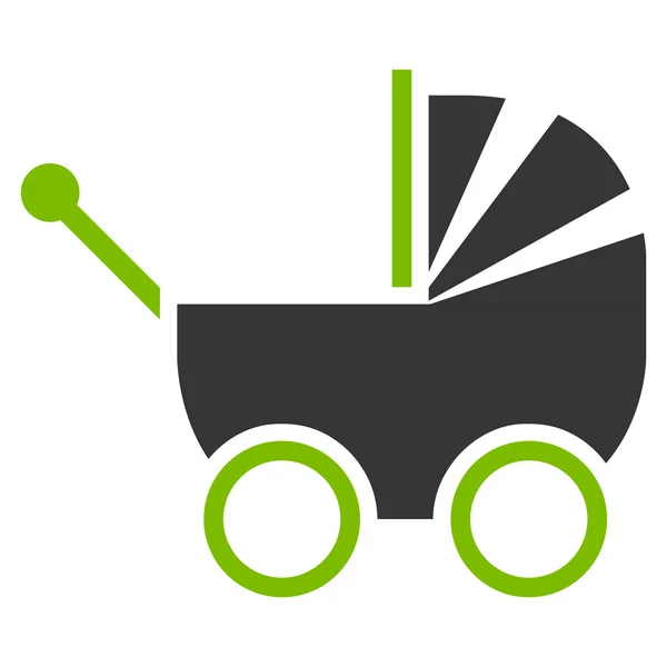 Kinderwagen pictogram — Stockvector