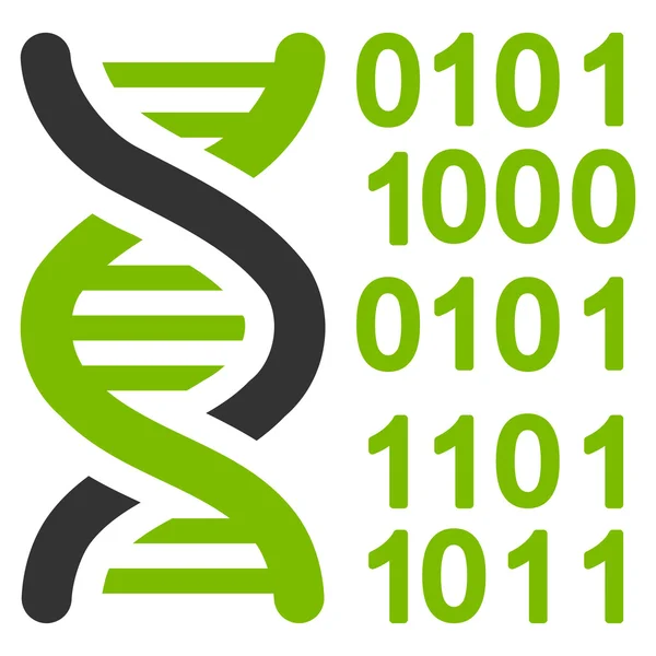 基因组代码图标 — 图库矢量图片