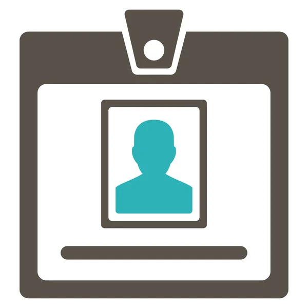Person Badge Icon — Stock Vector