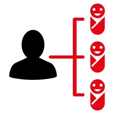 Çocuk bağlantıları simgesi