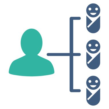 Çocuk bağlantıları simgesi