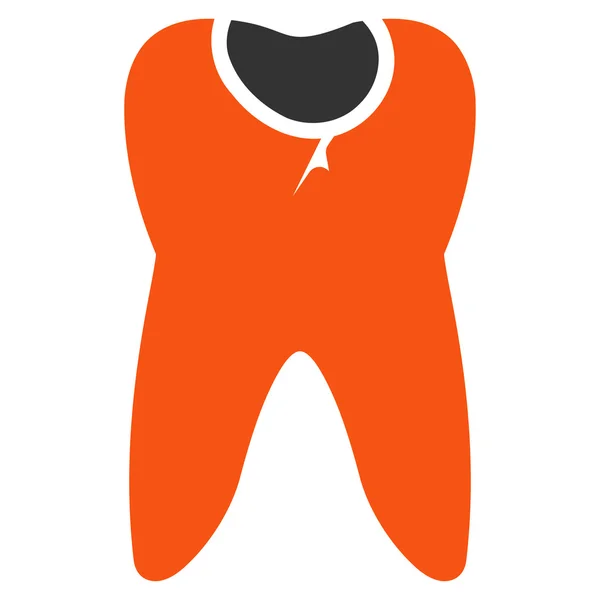 Значок карієс зуба — стоковий вектор