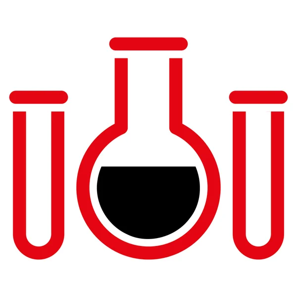 Ícone de vasos químicos — Vetor de Stock