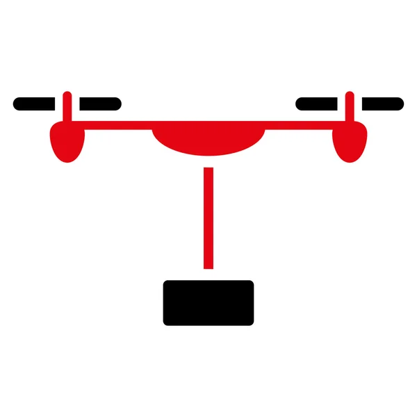 Drone szállítás ikon — Stock Vector