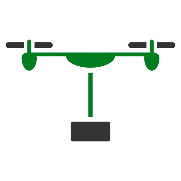 Drone szállítás ikon — Stock Vector