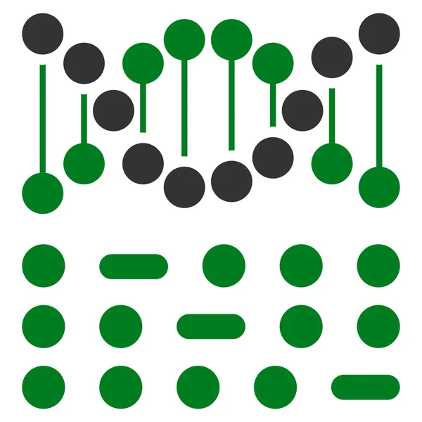 Genetische Code pictogram — Stockvector