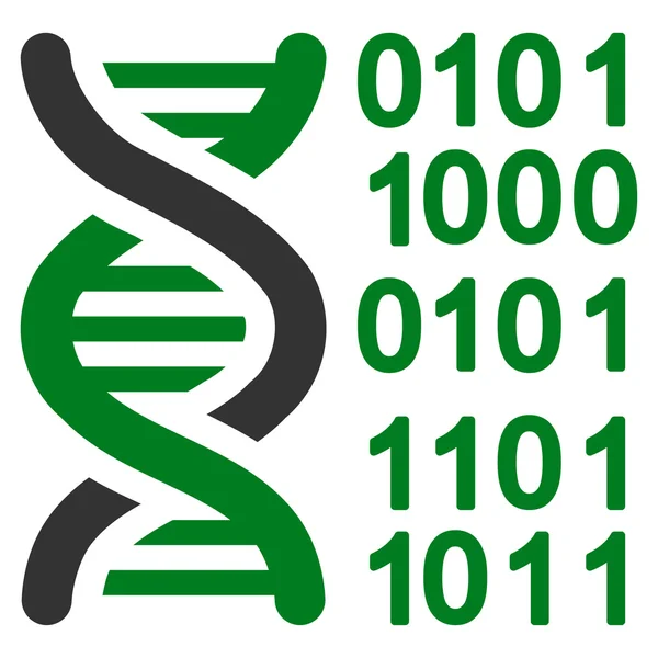 Icona codice genoma — Vettoriale Stock