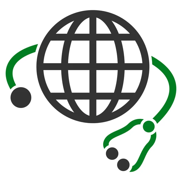 Global geneeskunde pictogram — Stockvector