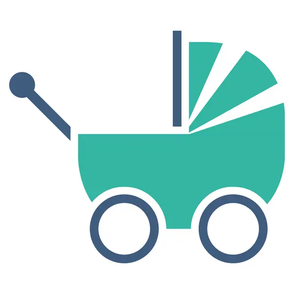 Kinderwagen pictogram — Stockvector