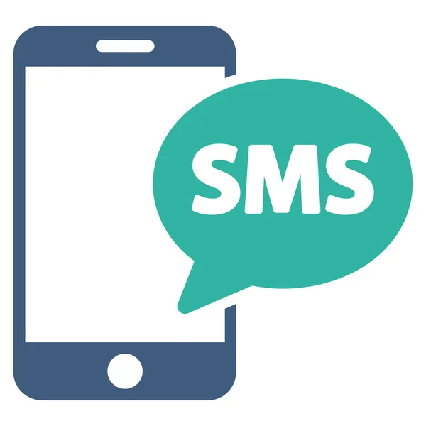 Ícone sms telefone —  Vetores de Stock