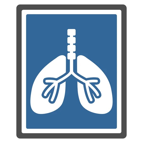 Lungs X-Ray icono de la foto — Archivo Imágenes Vectoriales