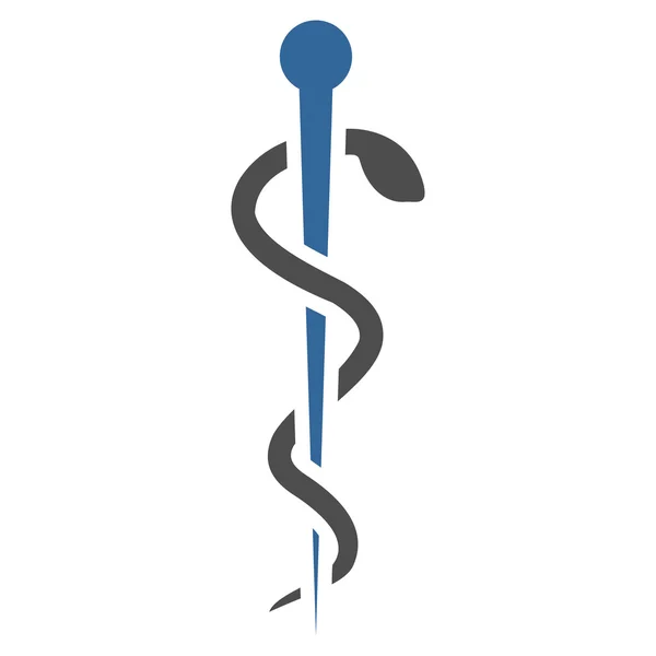 Икона на медицинской игле — стоковый вектор