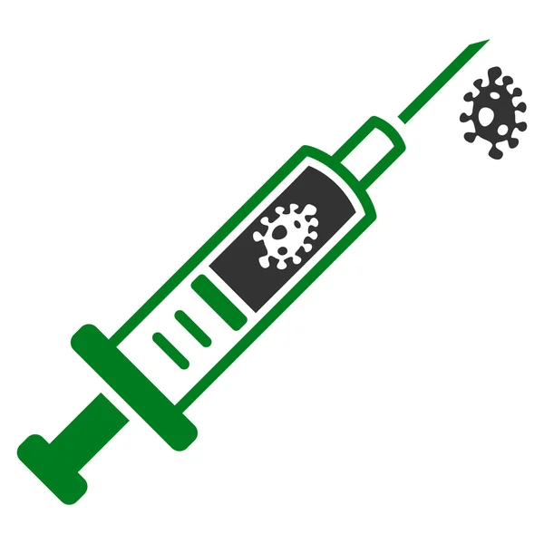 Ikone der Infektionsspritze — Stockvektor