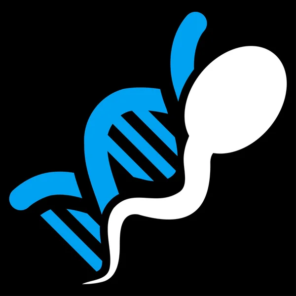 Икона генома спермы — стоковый вектор