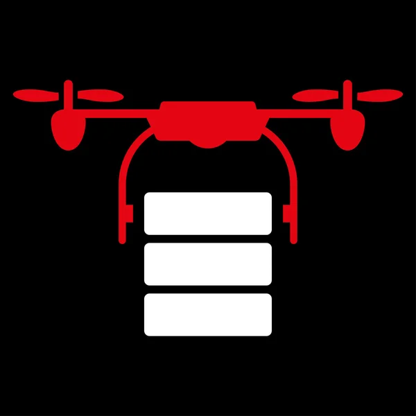 Rakomány Drone Icon — Stock Vector
