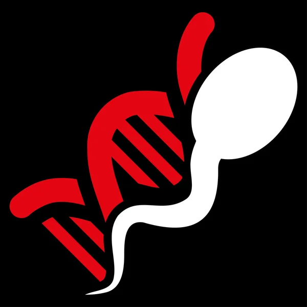 Spermier genomet ikonen — Stock vektor