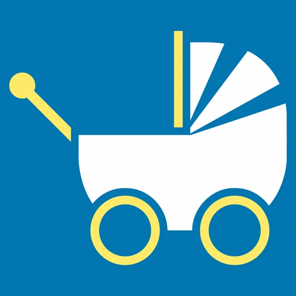 Kinderwagen pictogram — Stockvector
