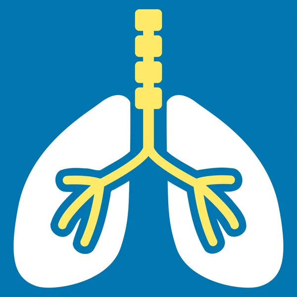 Icona del sistema respiratorio — Vettoriale Stock