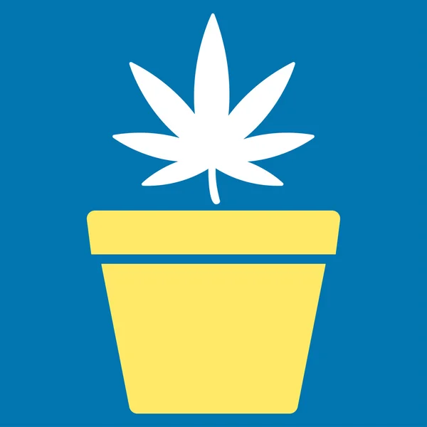 Icono de marihuana — Vector de stock