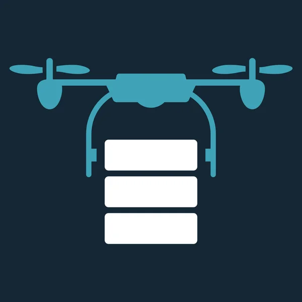 Rakomány Drone Icon — Stock Vector