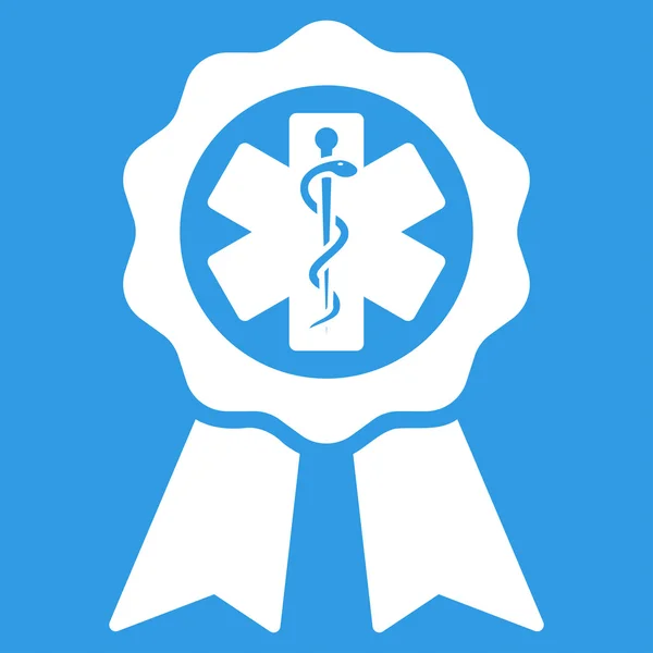 Icône de sceau médical — Image vectorielle