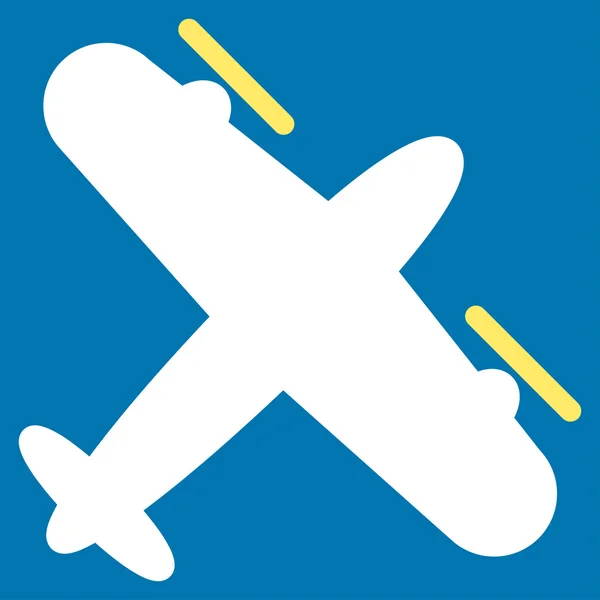 Vis Icône avion — Image vectorielle