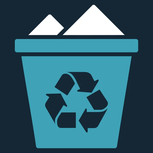 Icono completo de la papelera de reciclaje — Archivo Imágenes Vectoriales