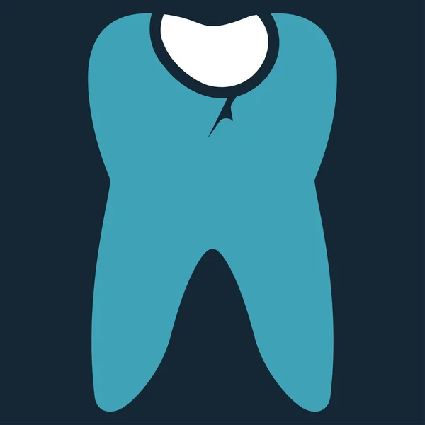 Ícono de la caries dental — Archivo Imágenes Vectoriales