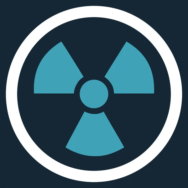 Icono de peligro de radiación — Archivo Imágenes Vectoriales