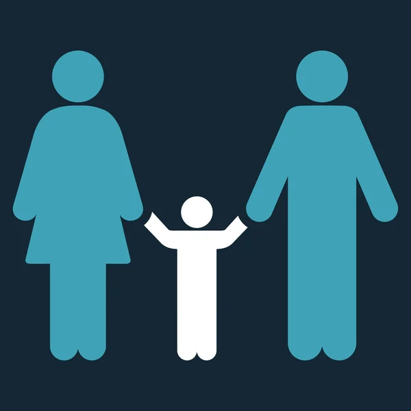 Icône parents et enfants — Image vectorielle