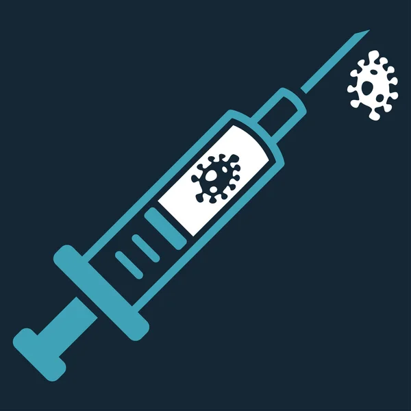 Infectie injectie pictogram — Stockvector