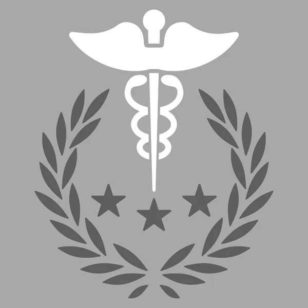 Icône logo Caduceus — Image vectorielle