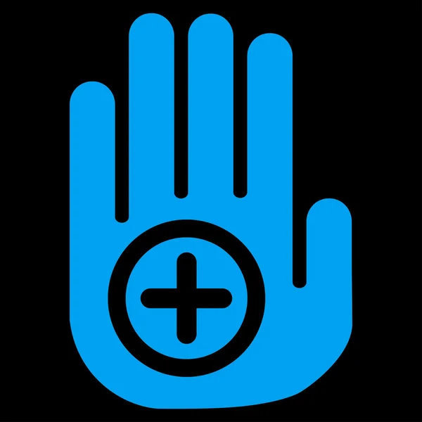 Handmedizinisches Marker-Symbol — Stockvektor