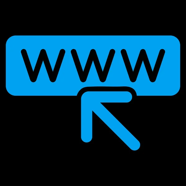 Sélectionnez icône de site Web — Image vectorielle