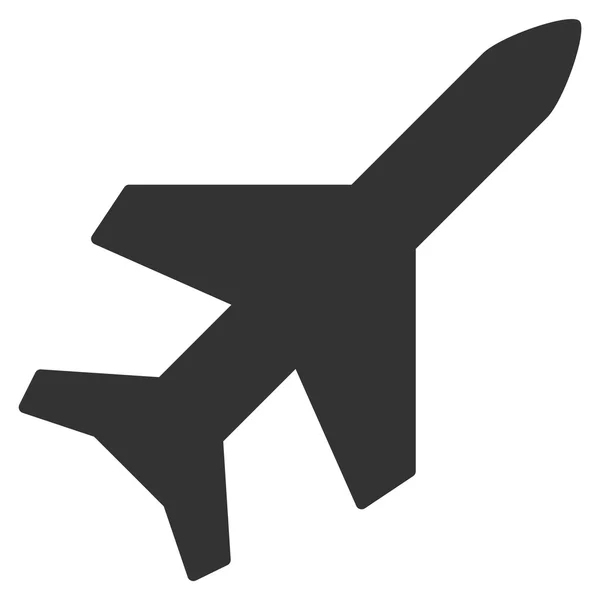 Icône plate de l'avion — Image vectorielle
