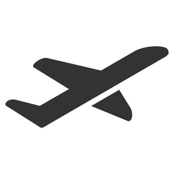 Icône plate de décollage d'avion — Image vectorielle