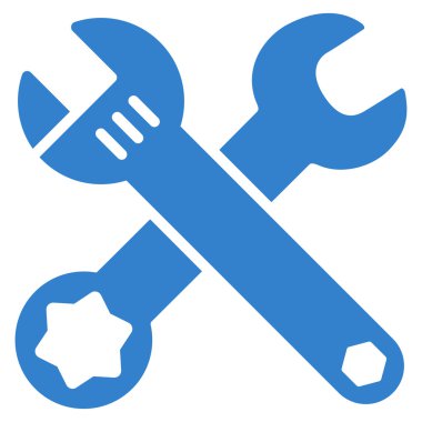 Düz İngiliz anahtarı simgesini