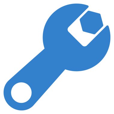 Düz İngiliz anahtarı simgesini