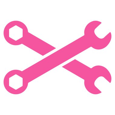 Wrenches Flat Icon clipart